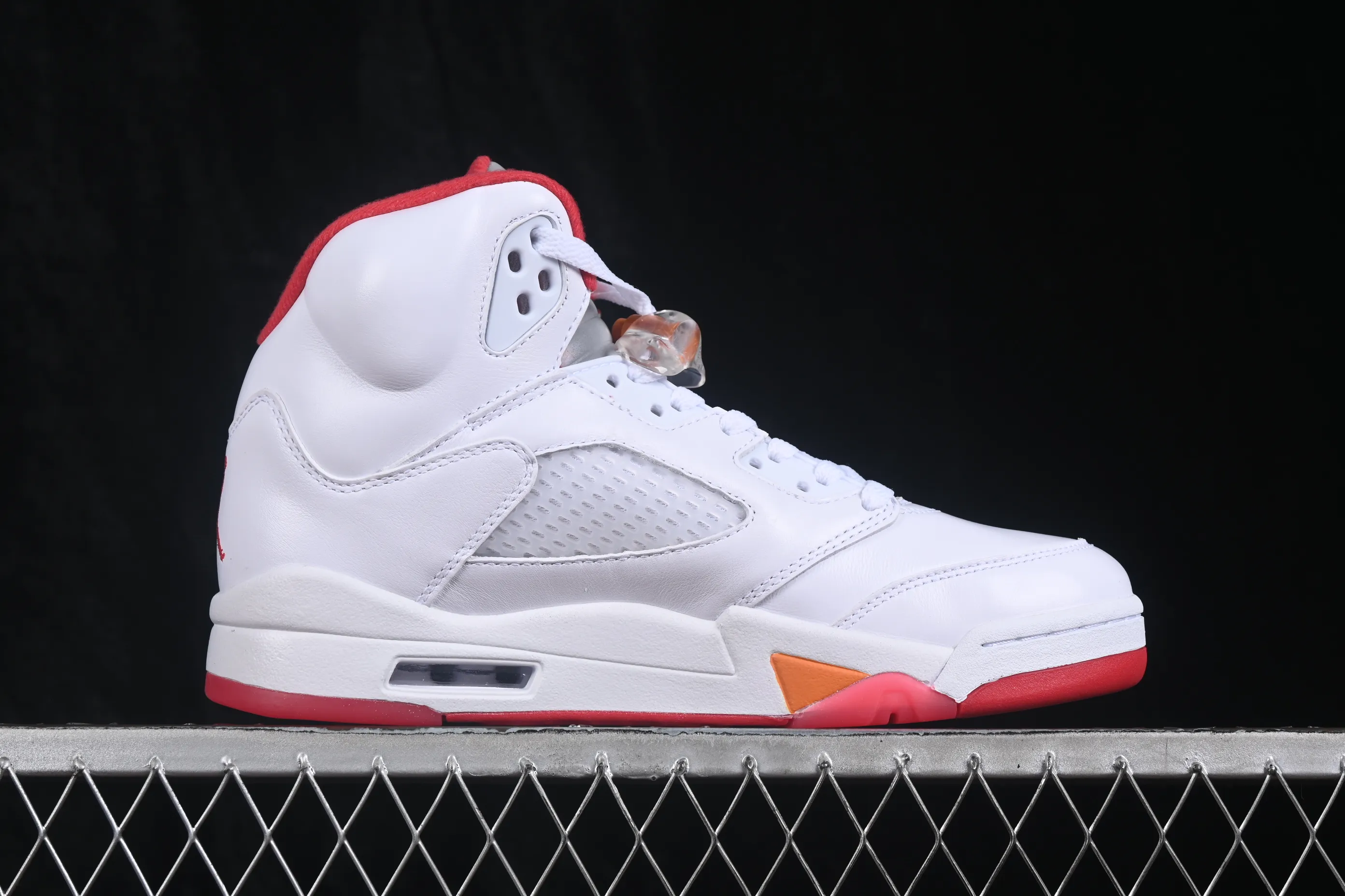 All categories Air Jordan Jordan series basketball shoes Air Jordan 5 Air Jordan 5 Retro "Sunset" AJ5 Joe 5 white orange red IV5678-102